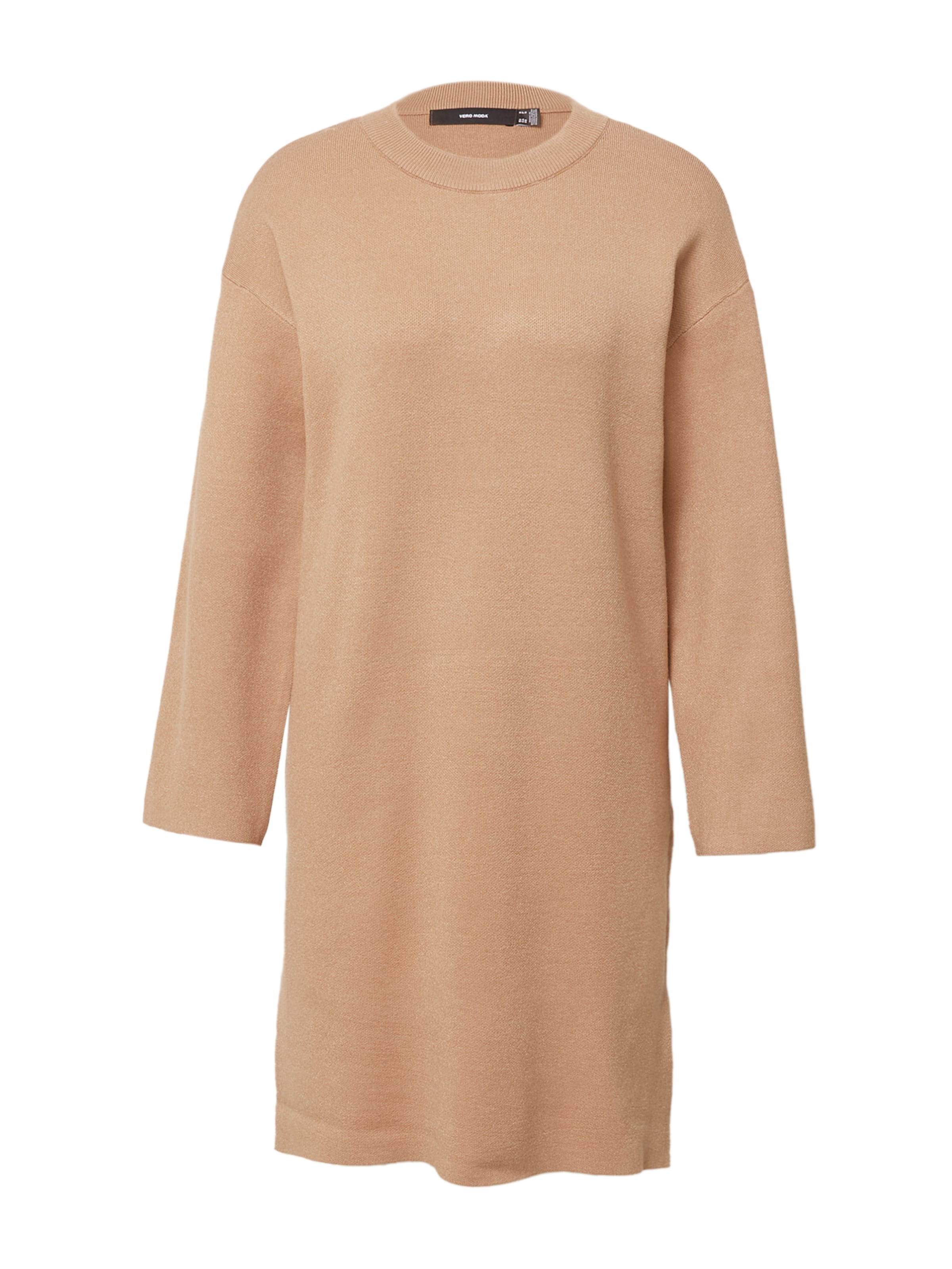 Rochie tricotat 'GOLD' pe XS VERO MODA pe bej deschis, Vizualizare produs