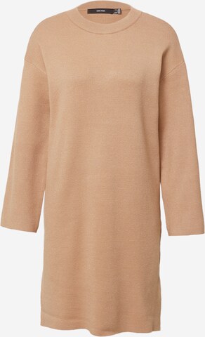 Abito in maglia 'GOLD' di VERO MODA in beige: frontale