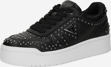 GUESS Низкие кроссовки 'MOGANA' в Черный: спереди