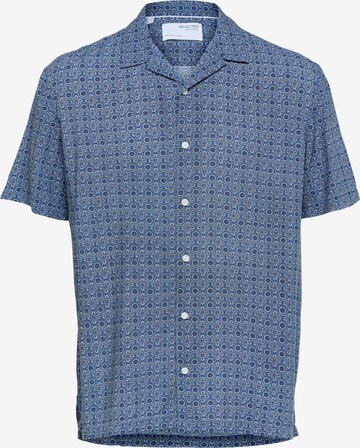 Chemise 'Vero' SELECTED HOMME en bleu : devant