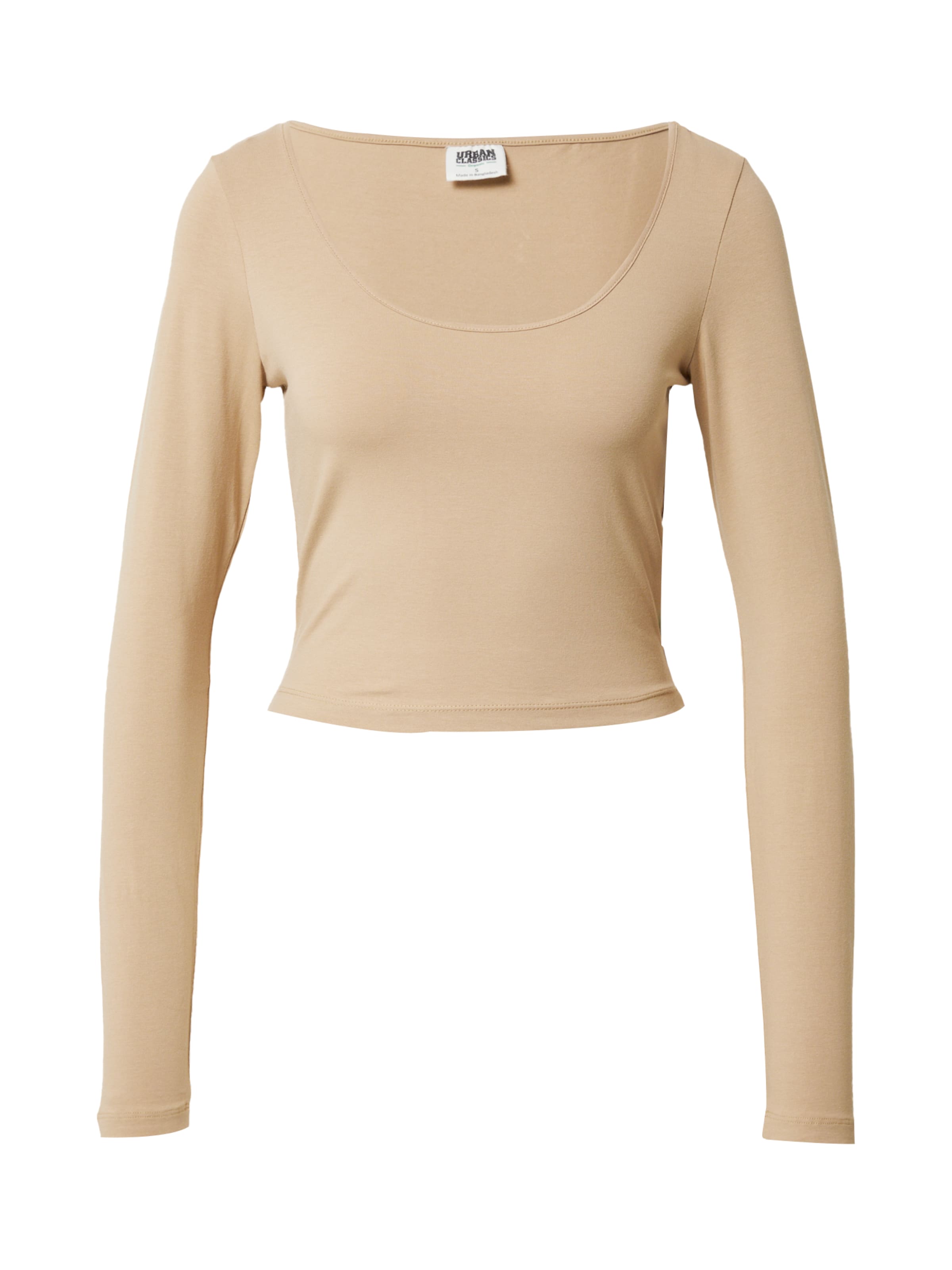 T-shirt Urban Classics en beige : devant