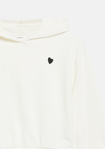 s.Oliver Sweatshirt in White