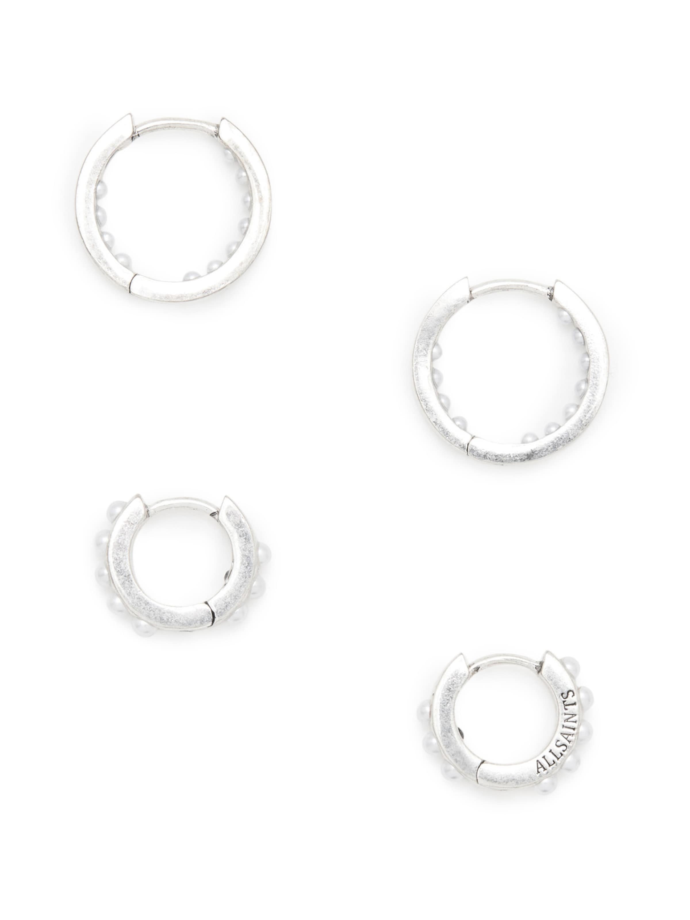 AllSaints - Brincos em prata: frente