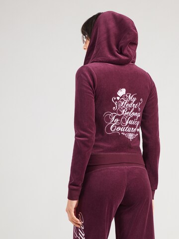Juicy Couture Bluza rozpinana 'Robyn' w kolorze czerwony: przód