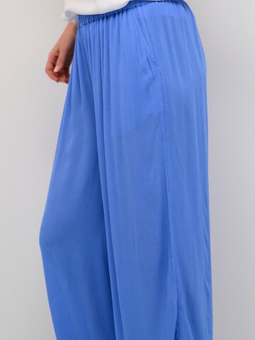 Kaffe Wide Leg Hose 'Dacia Amber' in Blau