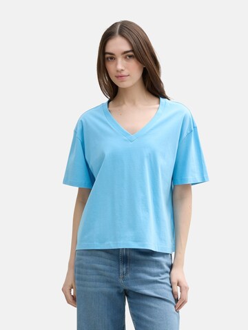 TOM TAILOR DENIM Shirt in Blue: front