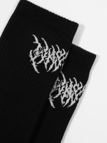 Wasted Paris - Calcetines 'Socks Blitz Black' en negro
