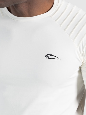 Smilodox Shirt 'Ripplez One' in Weiß