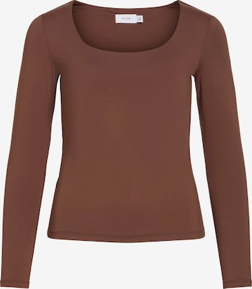 T-shirt 'VIKenza' VILA en marron : devant