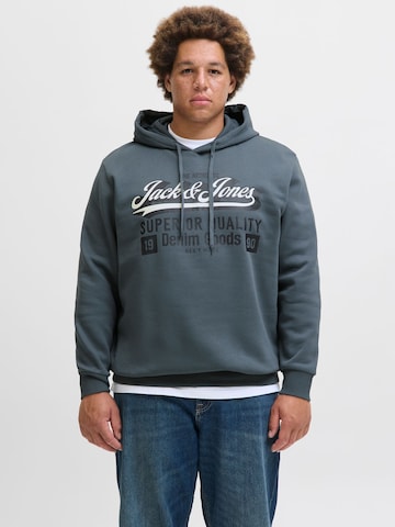 Jack & Jones Plus Sweatshirt in Grey: front