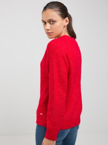 BIG STAR Sweater 'Pikulina' in Red