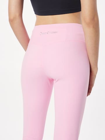 Juicy Couture Sport Скинни Спортивные штаны 'LORRAINE' в Ярко-розовый