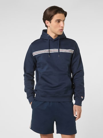 FILA - Sudadera 'DIECIMO regular heritage tape hoodie' en azul: frente