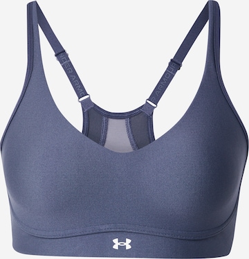 UNDER ARMOUR Sports bra 'Infinity' in Grey: front