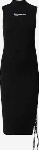 KARL LAGERFELD JEANSHaljina - crna boja: prednji dio