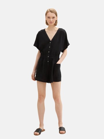 TOM TAILOR DENIM Jumpsuit in Schwarz