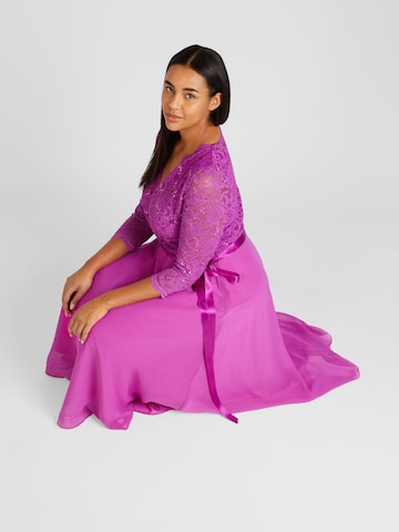 SWING Curve Sukienka w kolorze fioletowy
