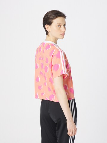 oranžinė ADIDAS SPORTSWEAR Marškinėliai 'Essentials 3-Stripes '