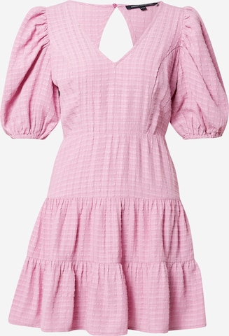 FRENCH CONNECTION - Vestido en rosa: frente