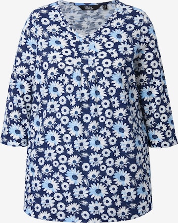 Ulla Popken Shirt in Blauw: voorkant
