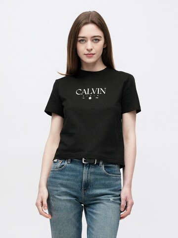 Calvin Klein Jeans Футболка в Черный: спереди