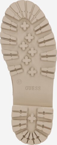 GUESS Schnürstiefelette 'Bada' in Beige