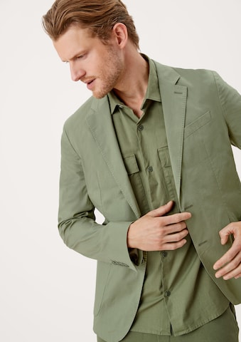 Coupe regular Veste de costume s.Oliver en vert