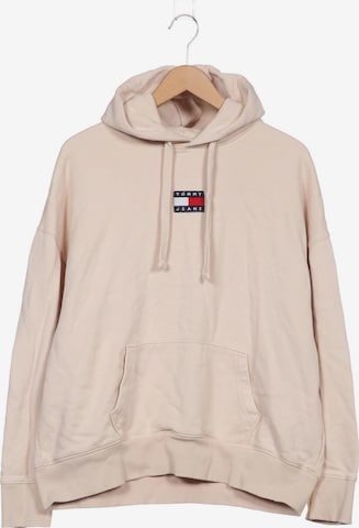 Tommy Jeans Sweatshirt & Zip-Up Hoodie in L in Beige: front