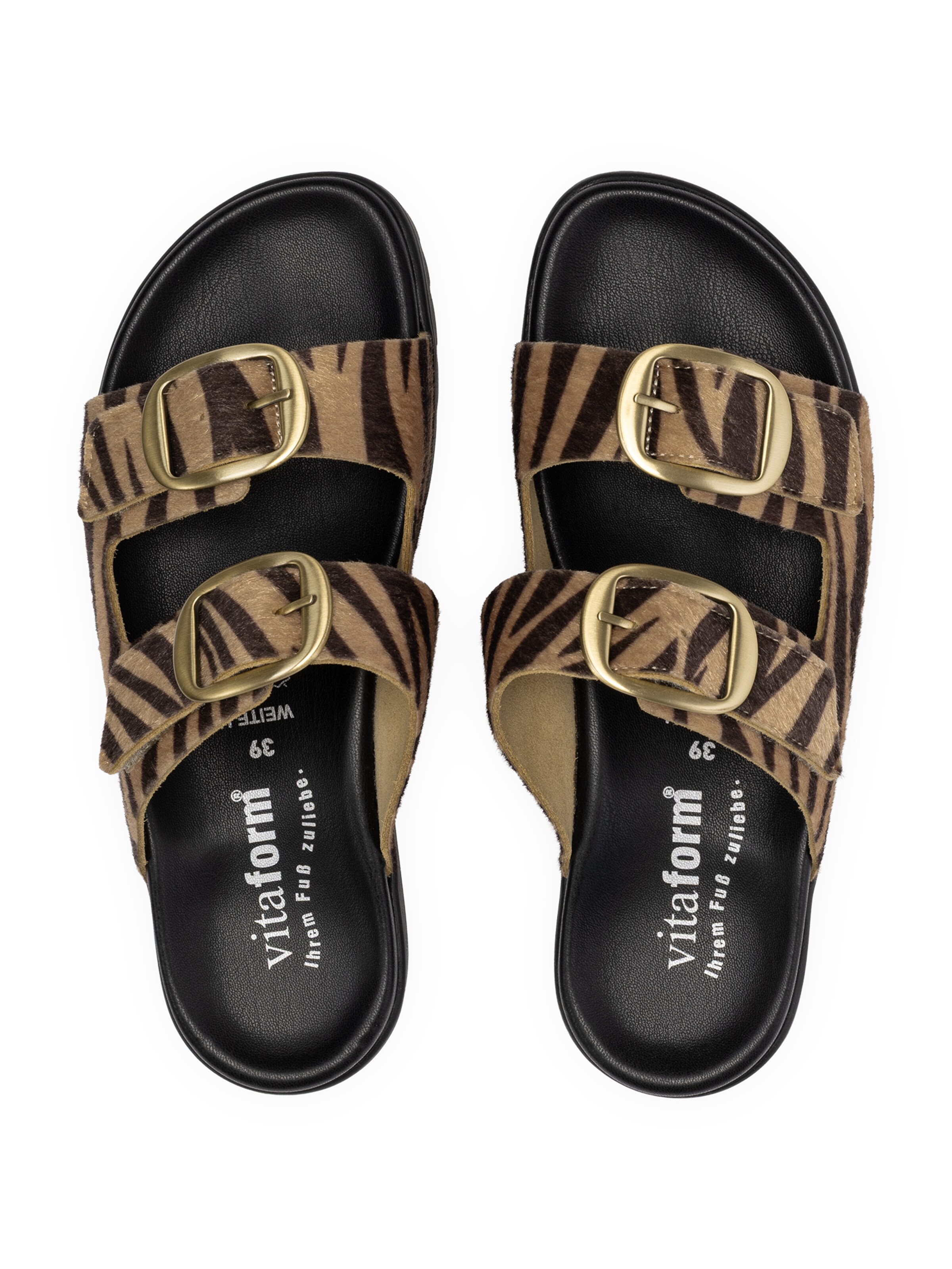 VITAFORM Pantolette in Beige