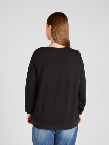 ONLY Carmakoma Sweatshirt in Schwarz