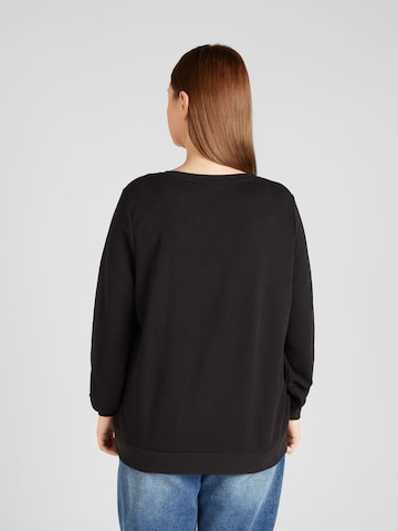 ONLY Carmakoma Sweatshirt in Black