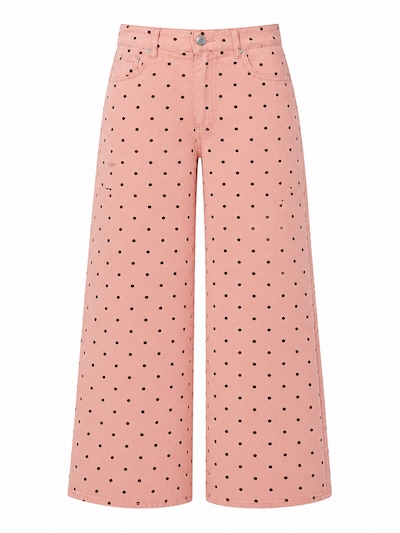 IT'S BASIC Jeans 'POLKA BAGGY LOW RISE JEANS' in 34/28 in de kleur Oudroze, Productweergave