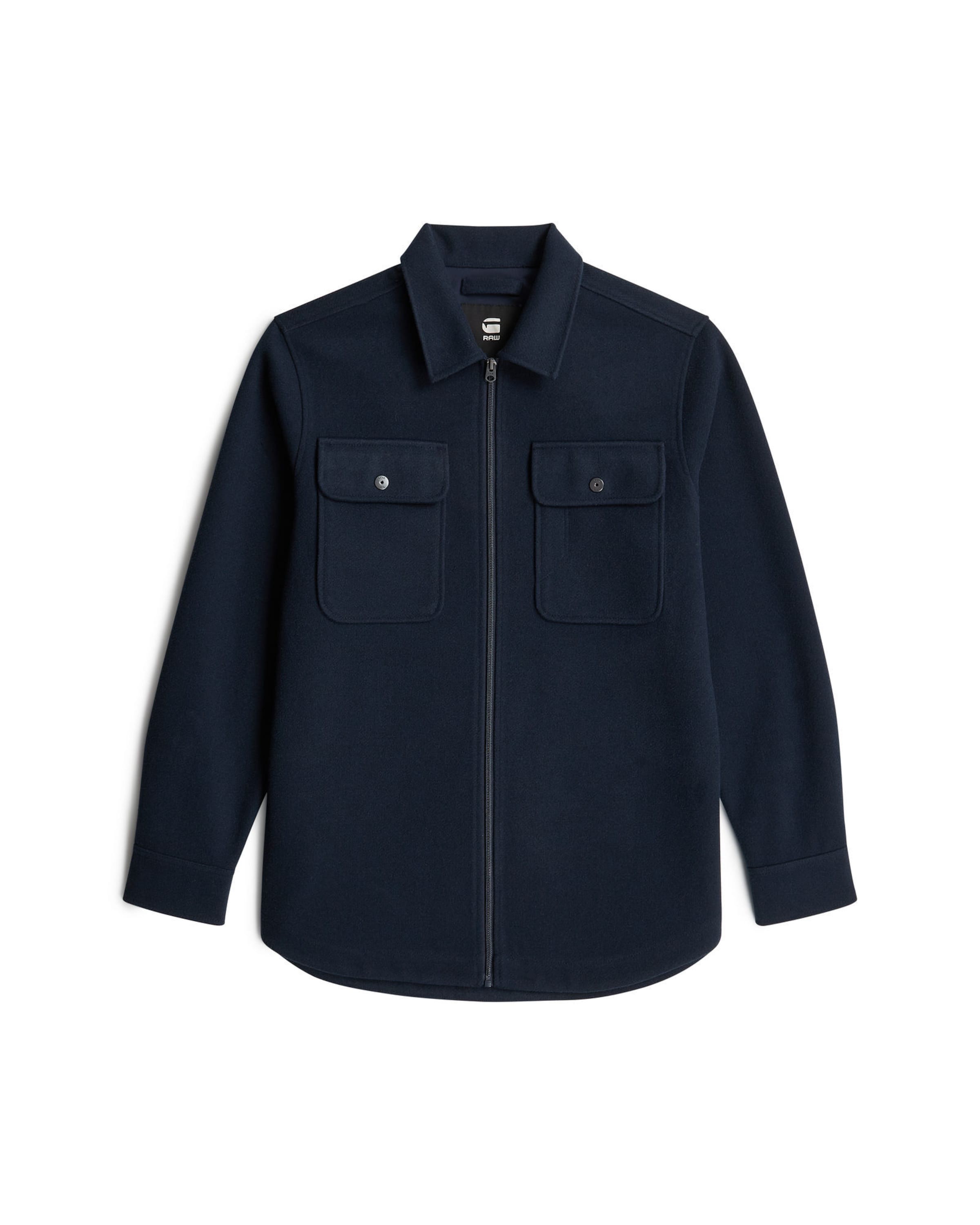 G-STAR Regular fit Button Up Shirt in Blue: front