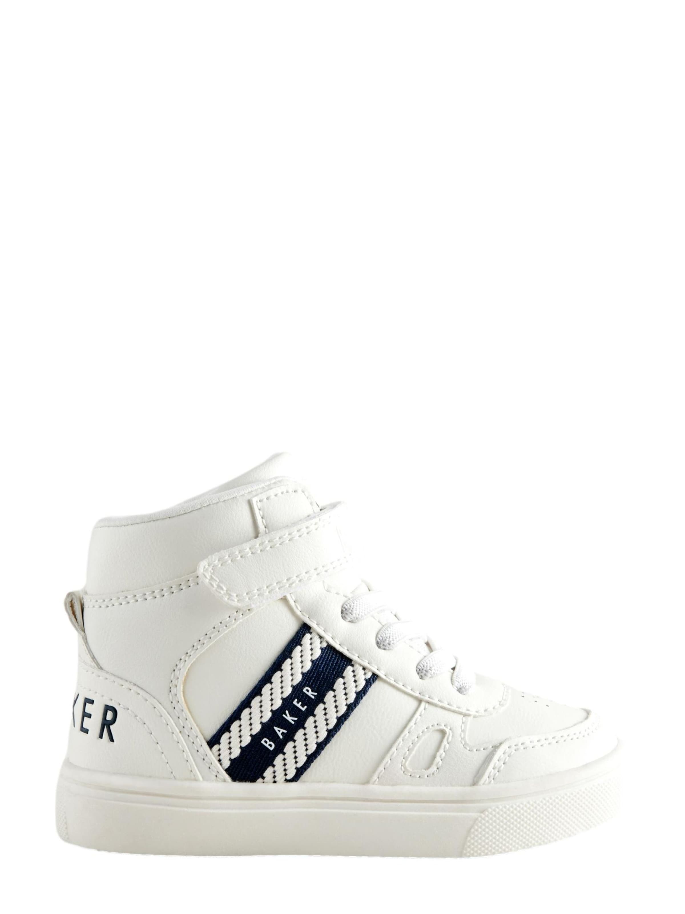 Sneaker de la Baker by Ted Baker pe alb: față