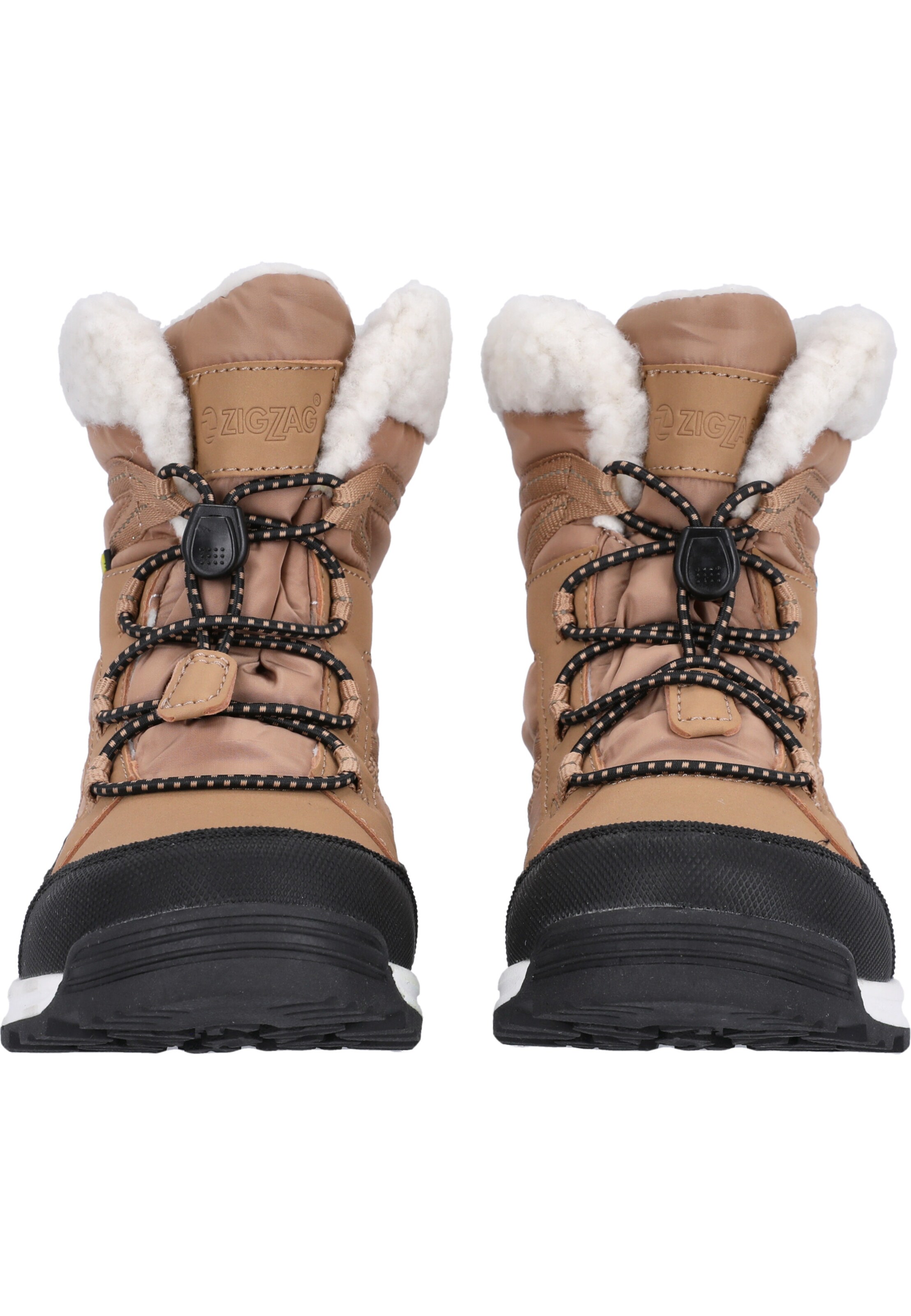 ZigZag Snow Boots 'Wranden' in Beige