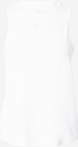 NIKE Sporttop 'ONE CLASSIC' in Weiß: Vorderseite