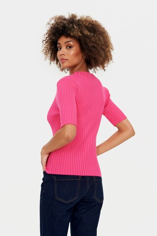 SAINT TROPEZ Pullover 'Dania' in Pink