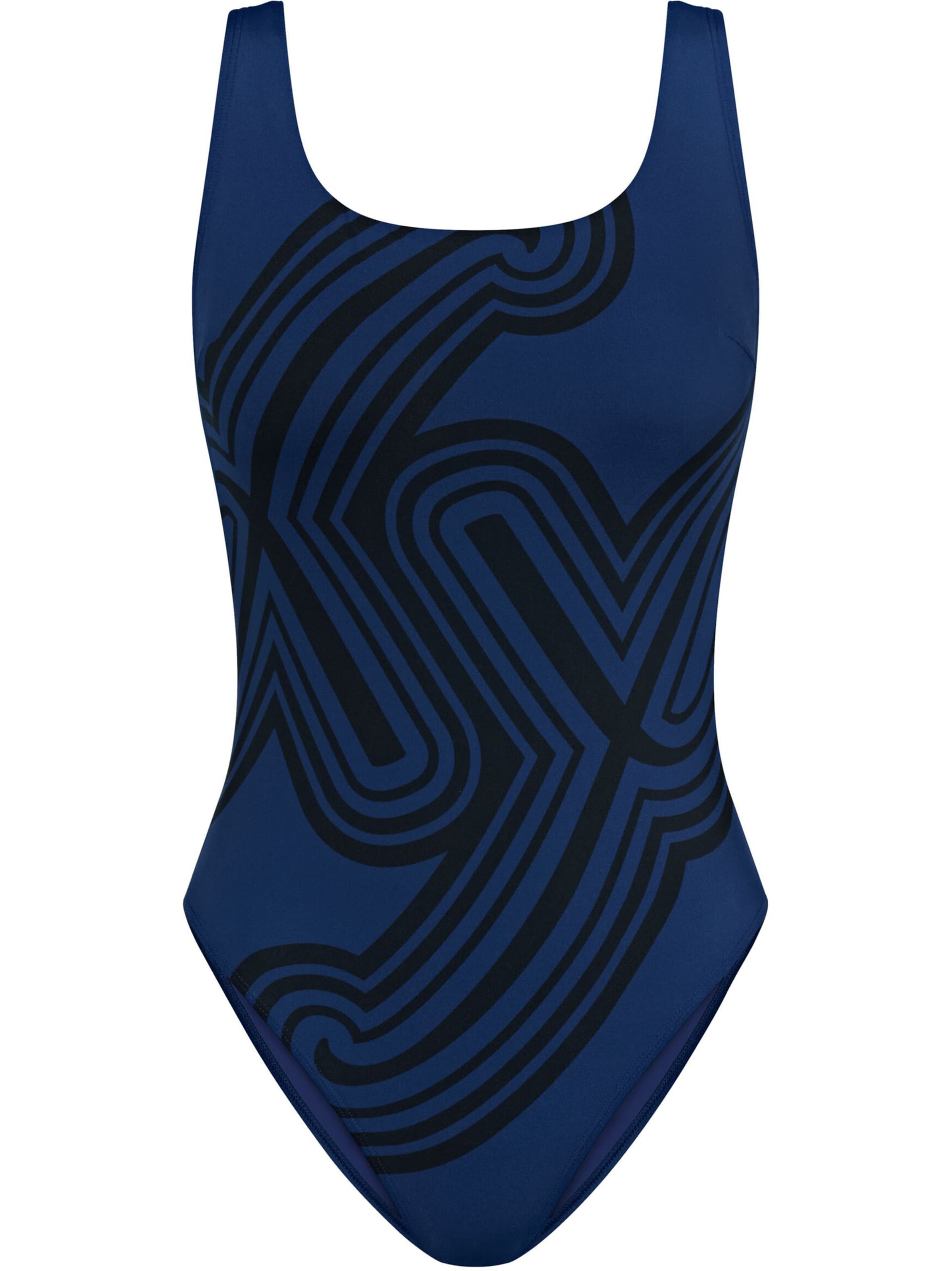 TRIUMPH Badeanzug ' Flex Smart Summer ' in Blau: Vorderseite