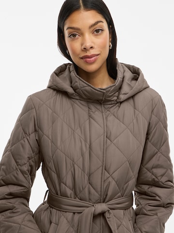 VILA Between-Seasons Coat 'VIKANTE' in Brown