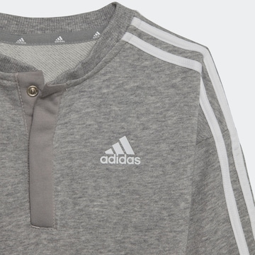 ADIDAS SPORTSWEAR Sportovní oblečení 'Essentials 3-Stripes French Terry' – šedá