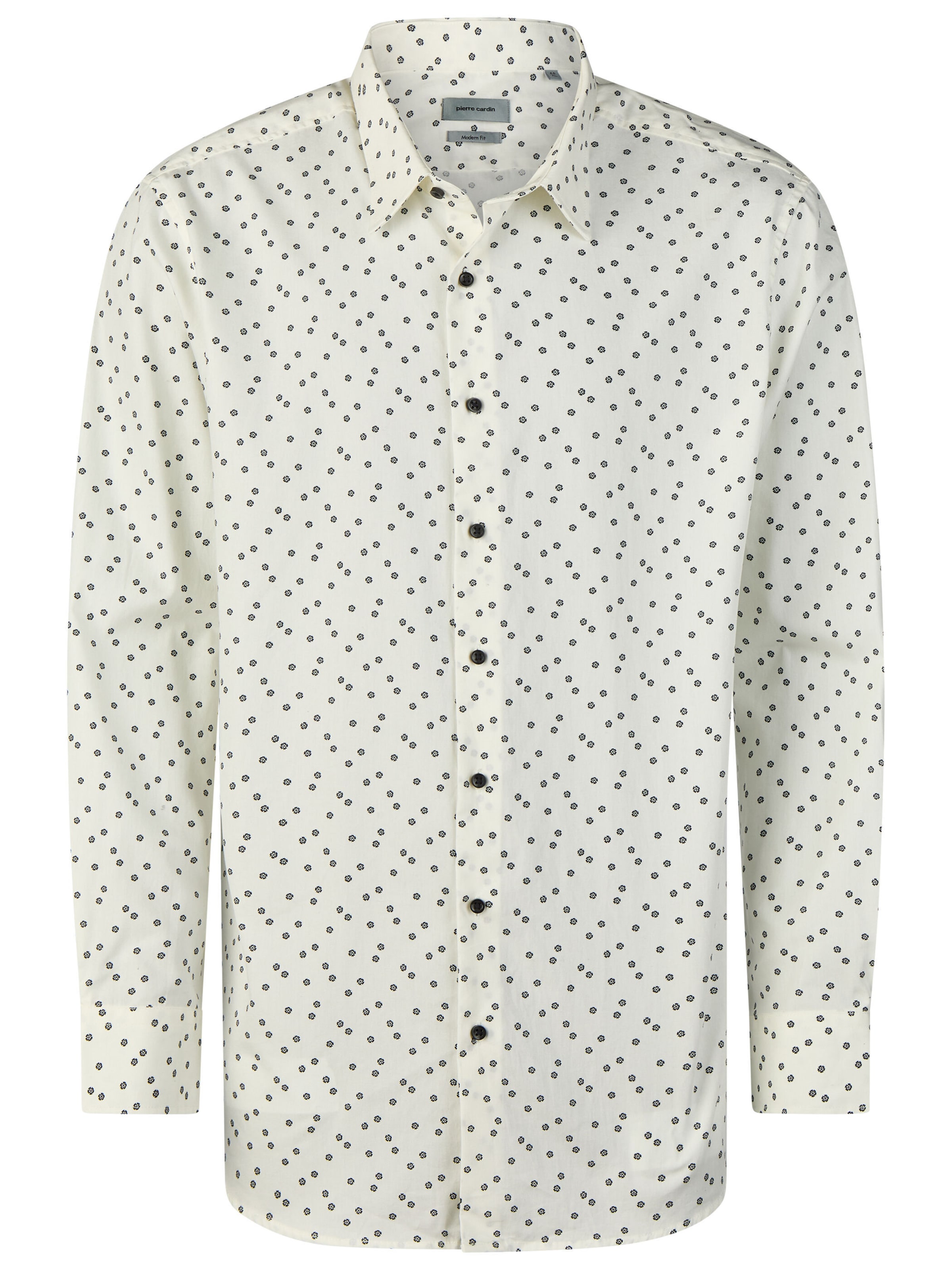 PIERRE CARDIN Regular fit Overhemd in Wit: voorkant