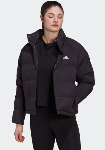 ADIDAS SPORTSWEAROutdoor jakna 'Helionic' - crna boja: prednji dio