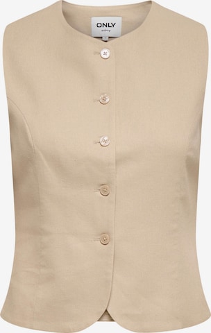 Gilet de costume 'ONLGoa' ONLY en gris : devant