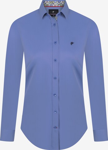DENIM CULTURE - Blusa 'Keira' em azul: frente