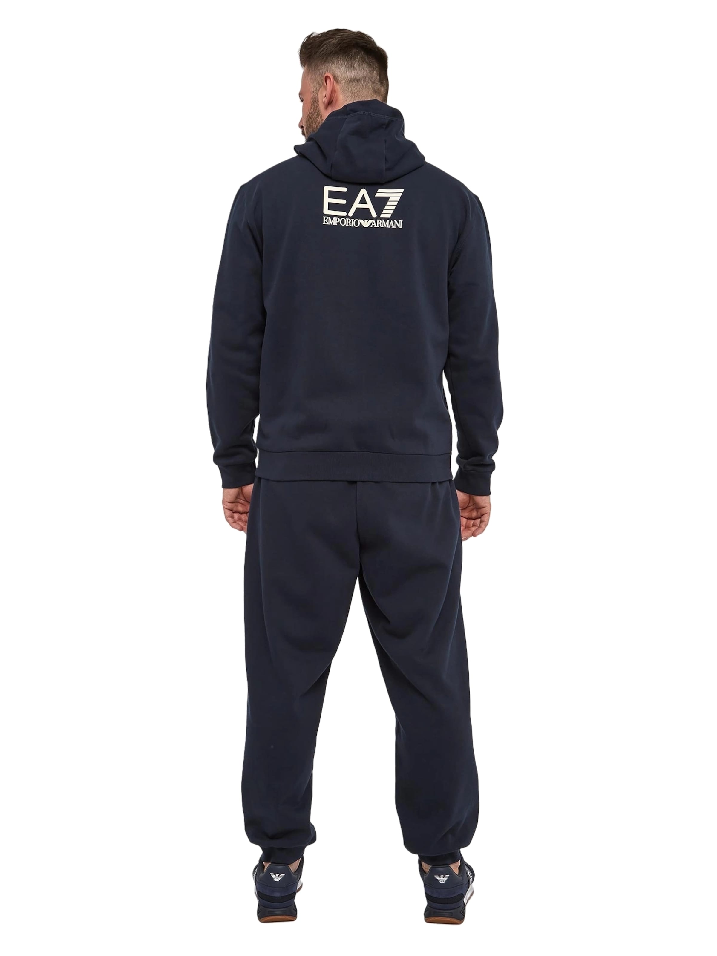 Tapered Pantaloni di EA7 Emporio Armani in blu