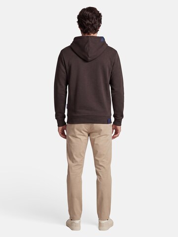 salzhaut Sweatshirt 'Bodden' in Braun: Rückseite