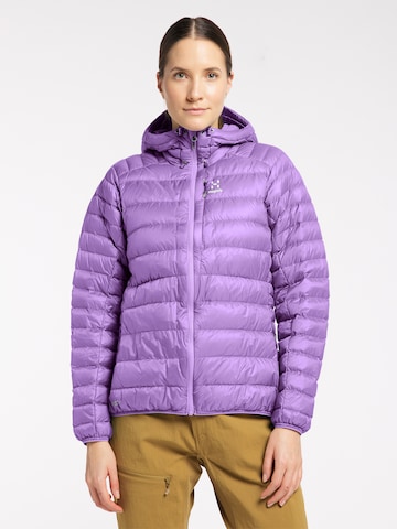 Haglöfs Outdoor Jacket 'Roc Down' in Purple: front