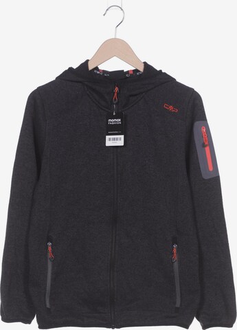 CMP Sweatshirt & Zip-Up Hoodie in 4XL in Grey: front