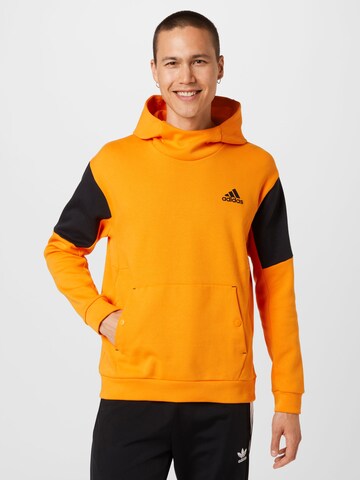 Felpa sportiva di ADIDAS SPORTSWEAR in arancione: frontale