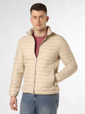 Nils Sundström Between-Season Jacket in Beige: front